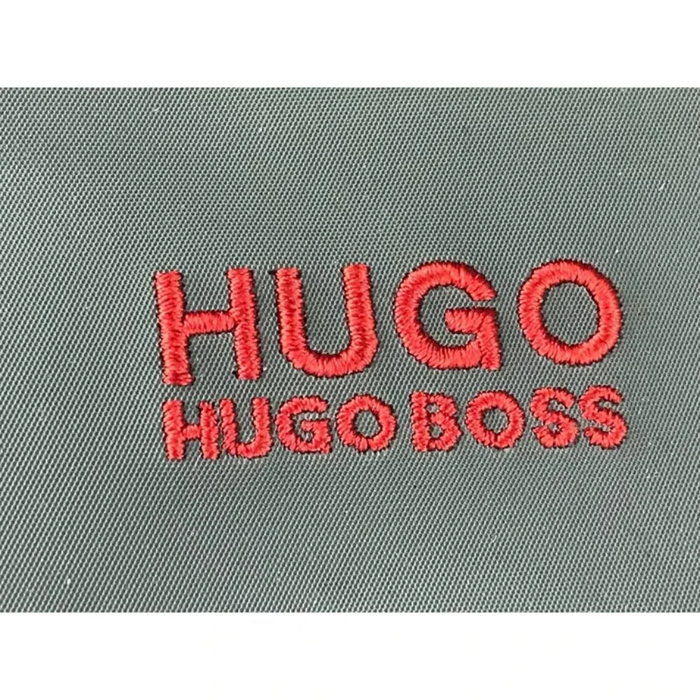 Hugo Boss Unisex Green Black Crossbody‎ Strap Bottle Pocket Messenger Bag
